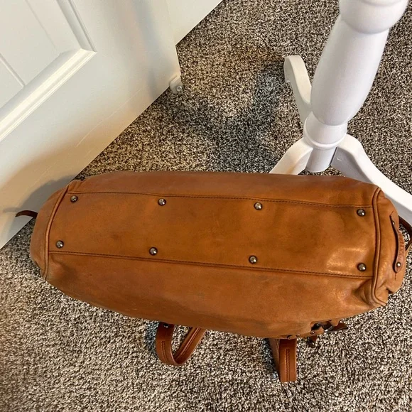 Cole Haan Brown Leather Shoulder Bag - Picture 3 of 5